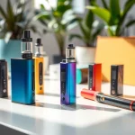 Elfbar zeigt lebendige Geschmacksrichtungen auf einem eleganten weißen Hintergrund