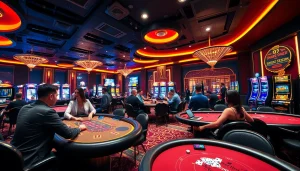 Engaged players enjoying an online casino in South Carolina capturing the excitement of gambling.