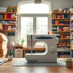 Beginnende naaiers ontdekken kleurrijke stoffen en naaitools in een inspirerende naai-studio.