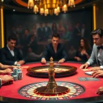 Engaging luxury casino poker experience showcasing kjcvip with colorful chips and elegant players.