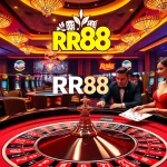 Engaging roulette action at RR88 casino amidst vibrant chips and players.