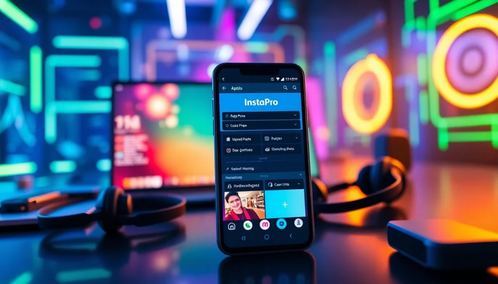 Download the InstaPro APK for enhanced Instagram features and customization.