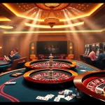 Experience an exciting poker game with chips and cards at https://xx88.nl/ casino.