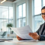 Explore mechanical breakdown coverage alternative with a customer reviewing warranty documents in a bright office.
