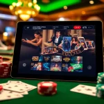 Engage in thrilling online gambling experiences at j88an.club, surrounded by vibrant casino visuals.