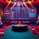 Experience the excitement of Nhà Cái 789P with vibrant casino tables and dazzling slot machines.