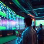 Kèo nhà cái live betting platform showcasing real-time football odds and user interactions.