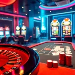 Vivez une expérience de jeu exaltante dans un casino en ligne luxueux avec des machines à sous vibrantes et des tables sophistiquées.