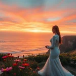 Capturing a romantic moment in Big Sur wedding photography amid stunning coastal scenery.