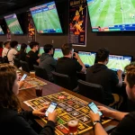 Kèo nhà cái enables bettors to place wagers in a lively sports betting lounge filled with excitement.
