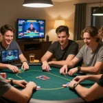 Nohu90 players strategizing during an exciting online poker game with immersive visuals.