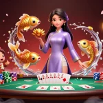 Engage in thrilling gameplay with rokok88 link alternatif at a luxurious poker table surrounded by colorful chips and elegant visuals.