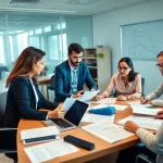 Boosting efficiency in debt collection UK practices with a collaborative team at work.