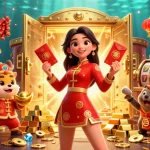 Experience the thrills of beste online casinos nederland with vibrant characters celebrating prosperity in a casino setting.