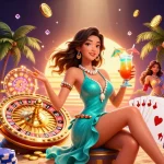 Experience the excitement of rokok88 login with vibrant casino elements, lush atmospherics, and glamorous visuals.