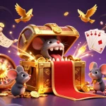 Experience thrilling jackpot adventures at DH88 with golden treasure chests attracting adventurer mice.