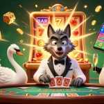 Experience winning moments at af88 with vibrant 3D casino illustration of characters at a jackpot.