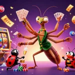 Experience the excitement of slot gacor with a vibrant 3D casino scene featuring dynamic characters and game elements.