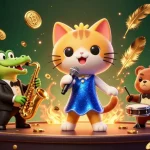 Gioca nel casino bitcoin con divertenti personaggi e monete sfavillanti che creano un'atmosfera avvincente.
