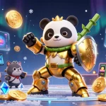 Play iwin with unique characters in a colorful casino-themed illustration, showcasing exciting elements.