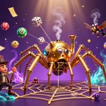 Explora casas de apuestas mientras cazas bolas de lotería y atrapas dados en un mundo vibrante.
