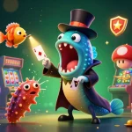 Experience Hoki126 Daftar in a vibrant underwater casino scene with unique characters and game elements.