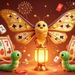 Spin and win at GG88 with vibrant casino-themed illustration featuring joyous celebrations and game elements.
