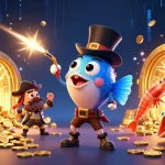 Gioca ai migliori giochi nei casino non AAMS in un'illustrazione di pesci e tesori