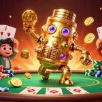Jouez au casino en ligne avec d'extraordinaires personnages animés tels qu'un golem en or et une ambiance de poker dynamique.