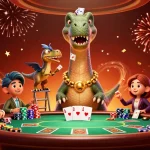 Experience thrilling gameplay with Raja game login and a vibrant casino atmosphere featuring dynamic characters.