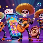 Experience vibrant entertainment at online casinos australia with lively mariachi characters, slot games, and rich visuals.