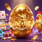 Jouez au casino en ligne avec des jeux captivants et un dragon doré protecteur.