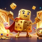 Experience the thrills at link alternatif coloksgp, a vibrant casino illustration filled with golden treasures and dynamic characters.