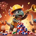 Engage in exciting gameplay with tải sunwin while celebrating victory and rich gambling scenes with 3D characters.