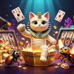 Login jptoto untuk bersenang-senang di kasino dengan slot, kucing mummy, dan koin emas.
