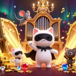 Découvrez l'univers captivant du casino en ligne avec des personnages animés et des trésors étincelants.