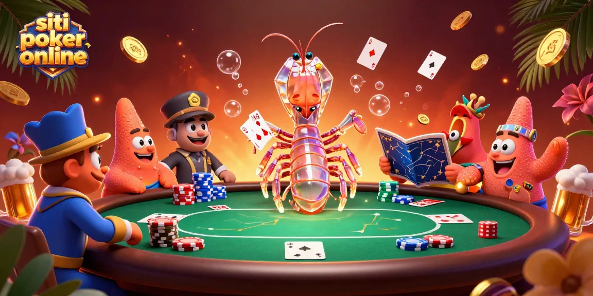 Poker online in azione nei migliori siti poker online, immerso in un'atmosfera vivace e coinvolgente.
