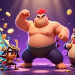 Gioca in un casino senza documenti con un affascinante rooster sumo e giocatoli che offrono grandi vincite
