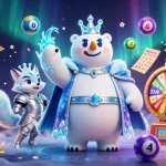 Découvrez les jeux de casino en ligne avec un ours polaire royal et une renarde en armure.